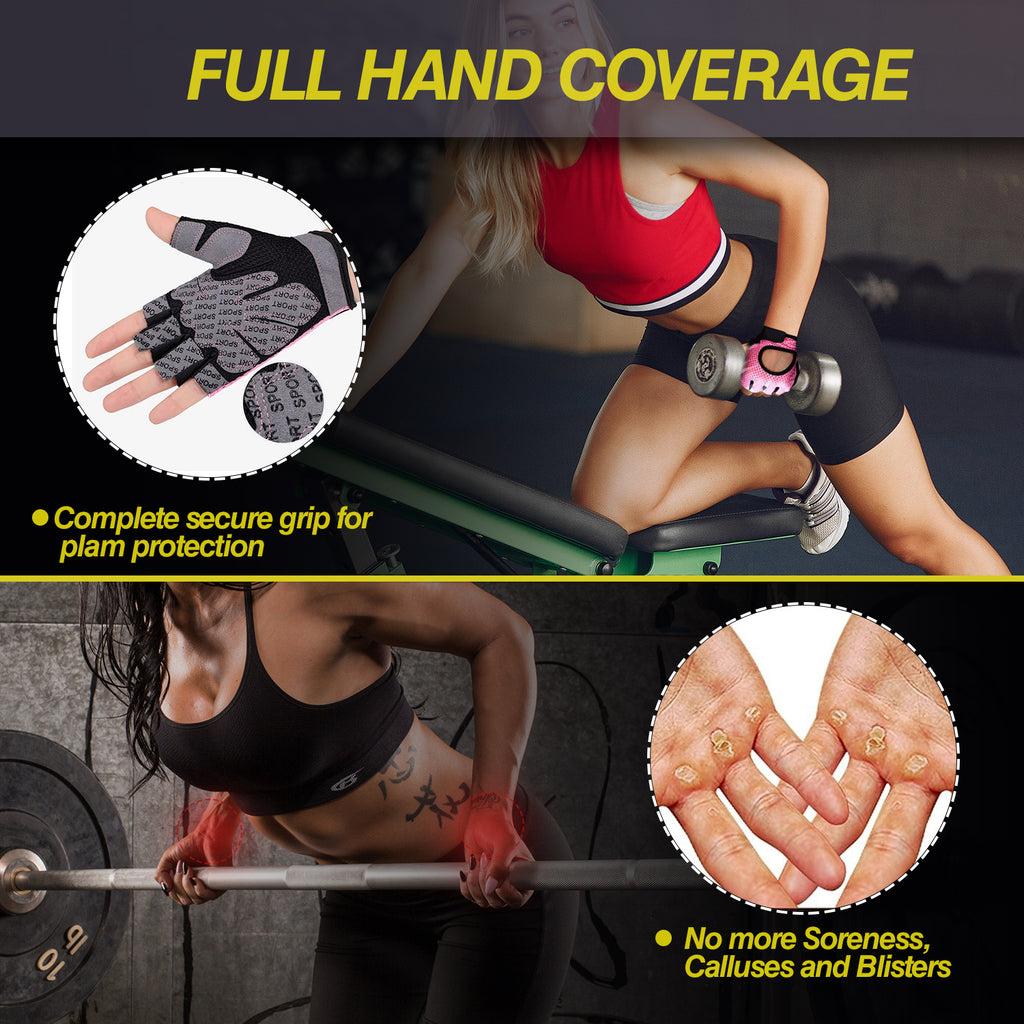 Gym Gloves For Men 1Pair Workout Weight Lifting Fitness Gym