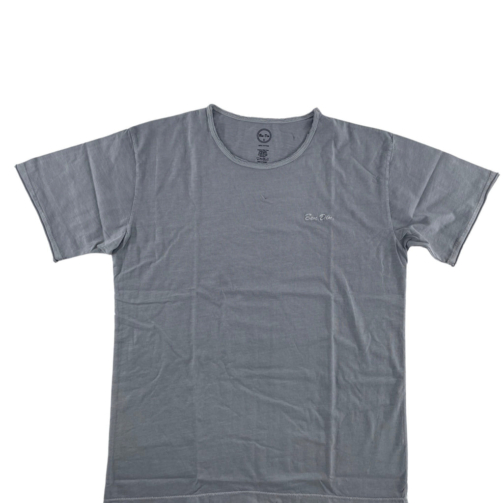 Cotton Acid Men's Crew Neck T-Shirt - Slim fit Short Sleeve Shirt for Mens variable Ben Din Clothing Small Gray 